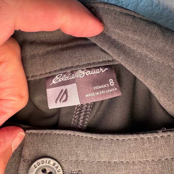 Eddie Bauer Womens Gray A Line Skort Casual Outdoor Hiking Size 8 - Picture 5 of 6